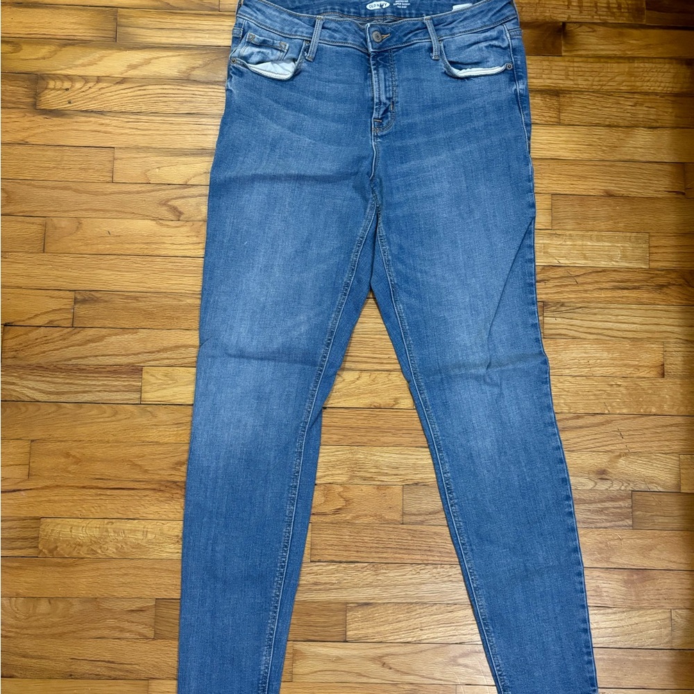 🩷Old Navy Rockstar Super Skinny Blue Jeans Women’s